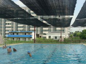 常州市三河口博海游泳館，游泳池 遮陽(yáng)蓬